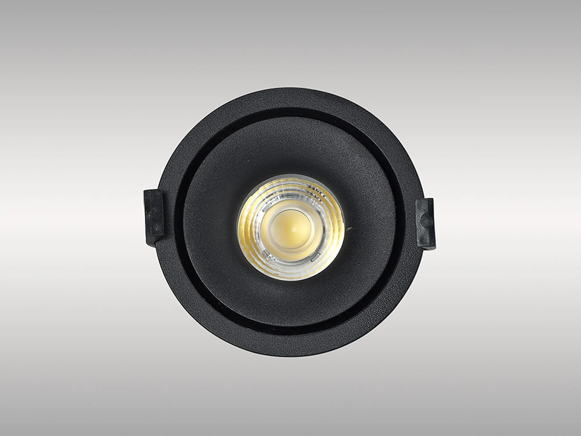 Bolor 9 Tridonic Powered 9W 3000K 840lm 24° CRI>90 LED Engine Black/Black Fixed Recessed Spotlight, IP20 DM202050  Dlux Bolor 9